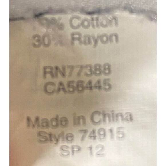 J Crew Women’s Short Sleeve Striped Short Small  Blue White T Shirt - Picture 7 of 7